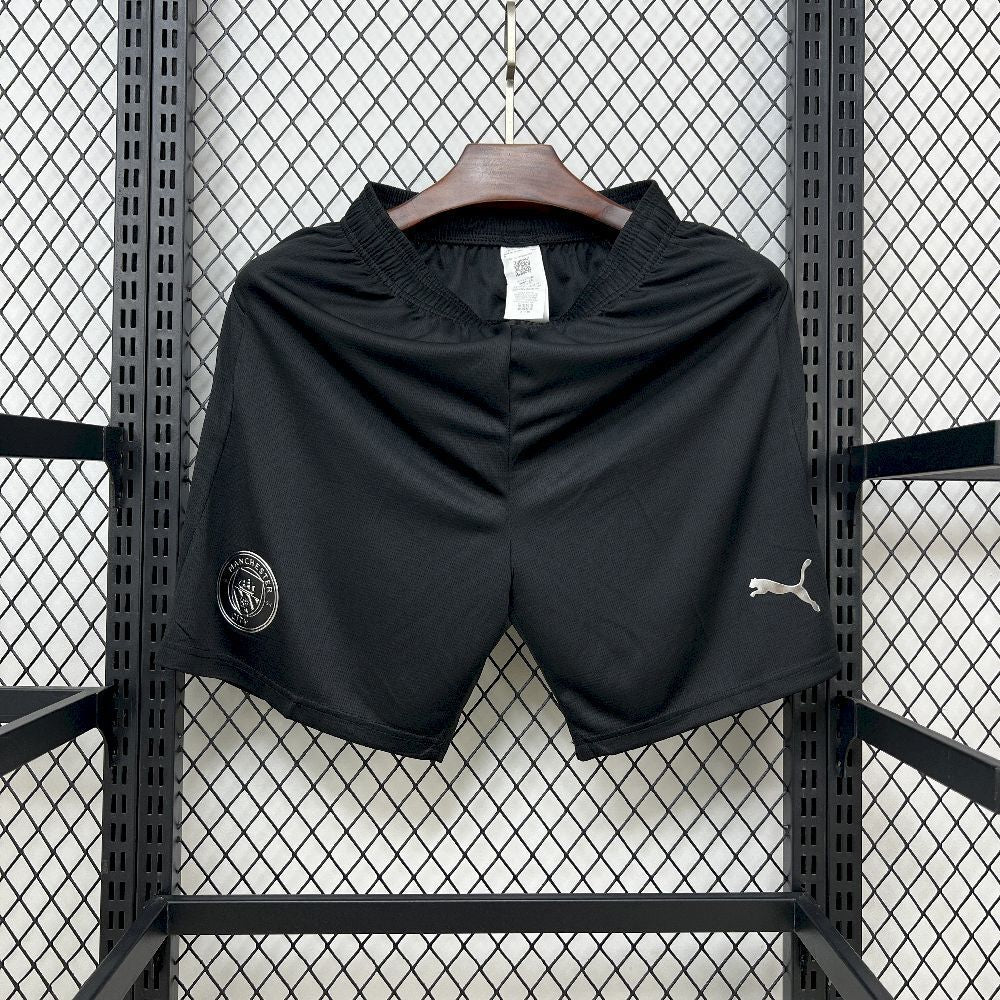 Manchester City 25/26 Away Black Shorts