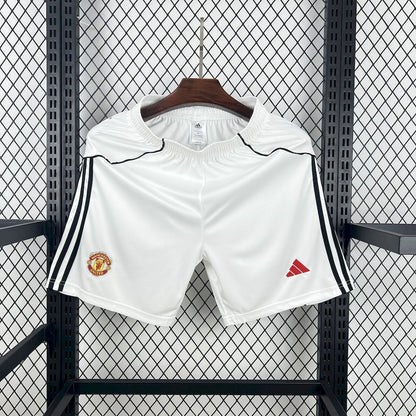 Manchester United 25/26 Home White Shorts