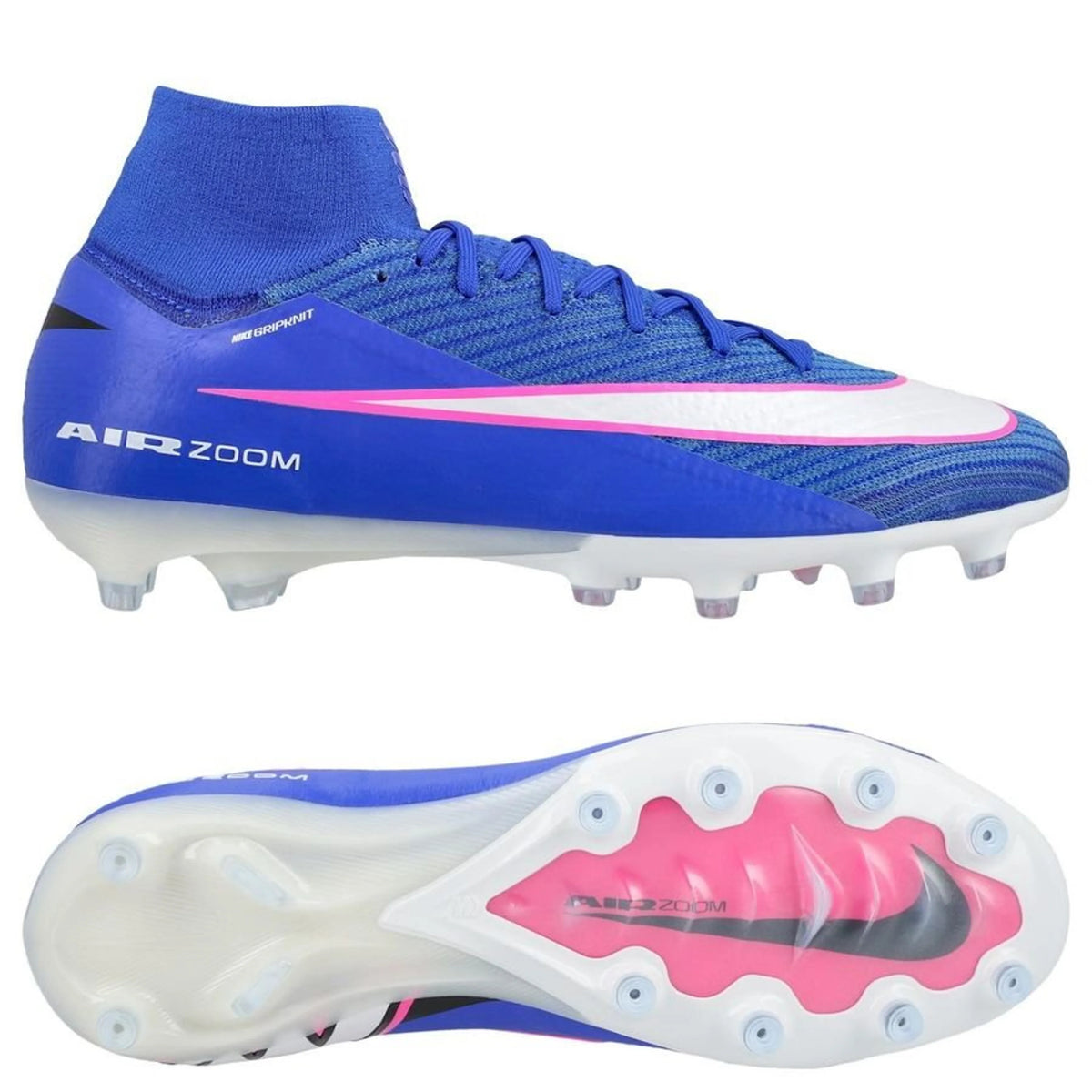 Nike Air Zoom Mercurial Superfly 10 Elite AG-PRO in Racer Blue / White (Attack Pack)