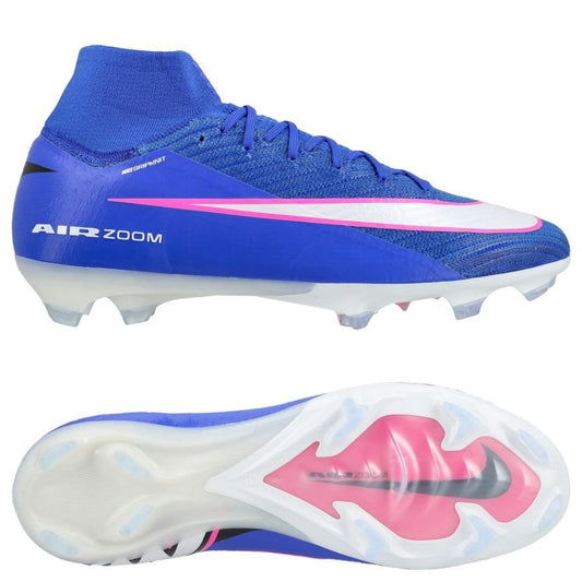 Nike Air Zoom Mercurial Superfly 10 Elite FG in Racer Blue / White (Attack Pack)