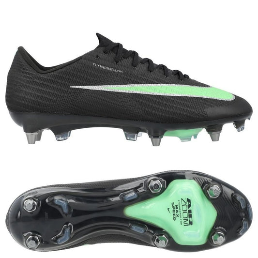 Nike Air Zoom Mercurial Superfly 11 Elite SG-PRO in Black/Green from the Shadow Pack