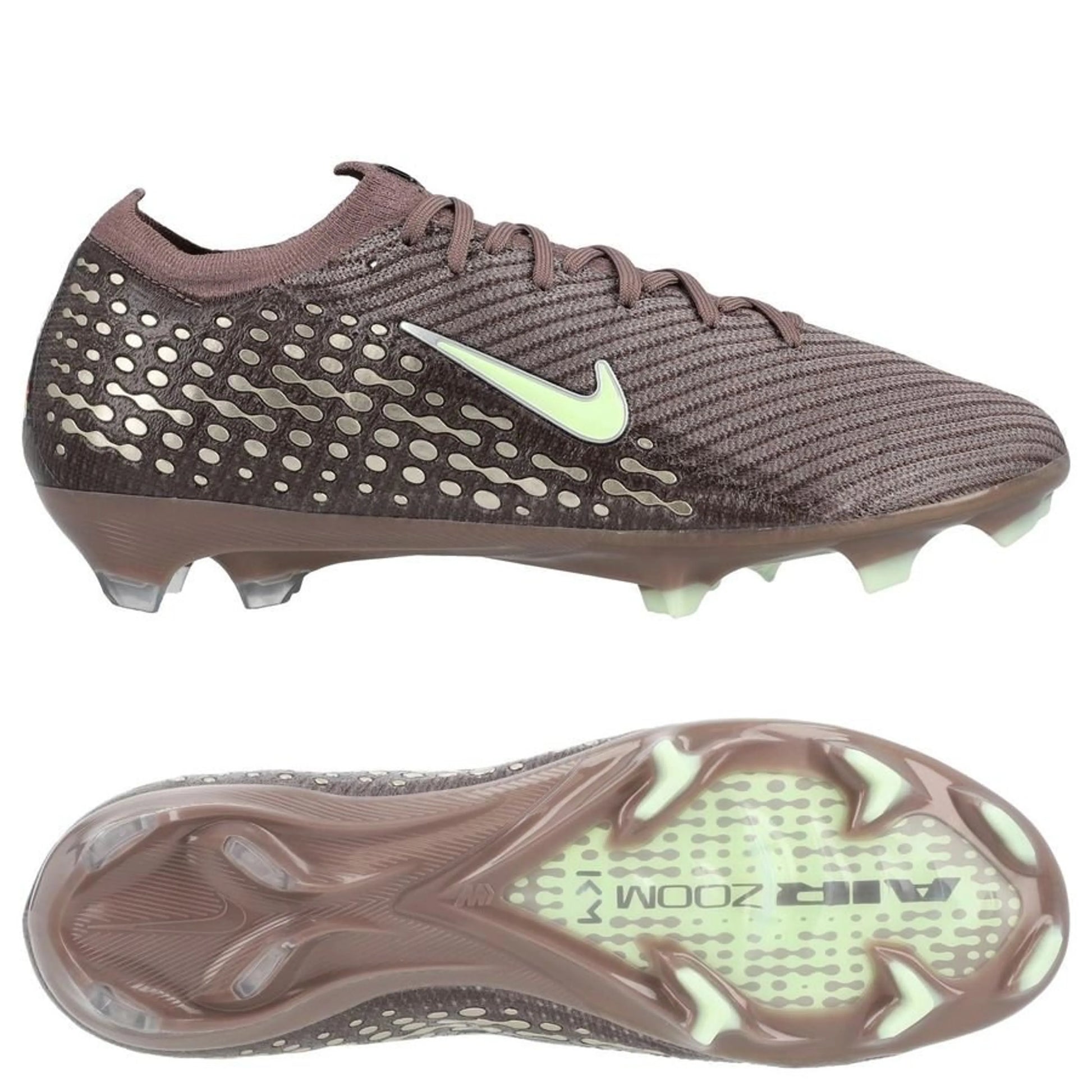 Nike Air Zoom Mercurial Vapor 16 Elite FG Mbappé Personal Edition in a Grey/Silver colorway