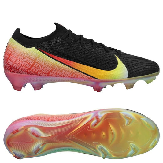 Nike Air Zoom Mercurial Vapor 16 Elite FG in Black / Multi (Vini Jr. PE)