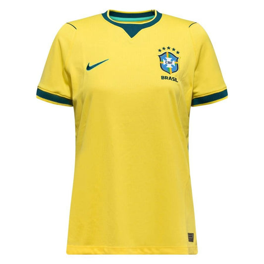 Nike Brazil National Team 2026 Stadium Home Womens Dri-FIT Football Shirt - Yellow