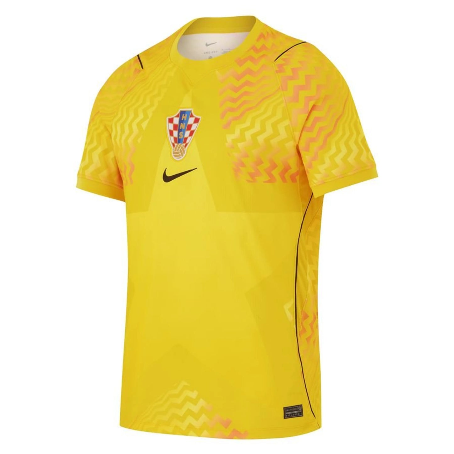 Nike Croatia World Cup 2026 Goalkeeper Yellow Shirt