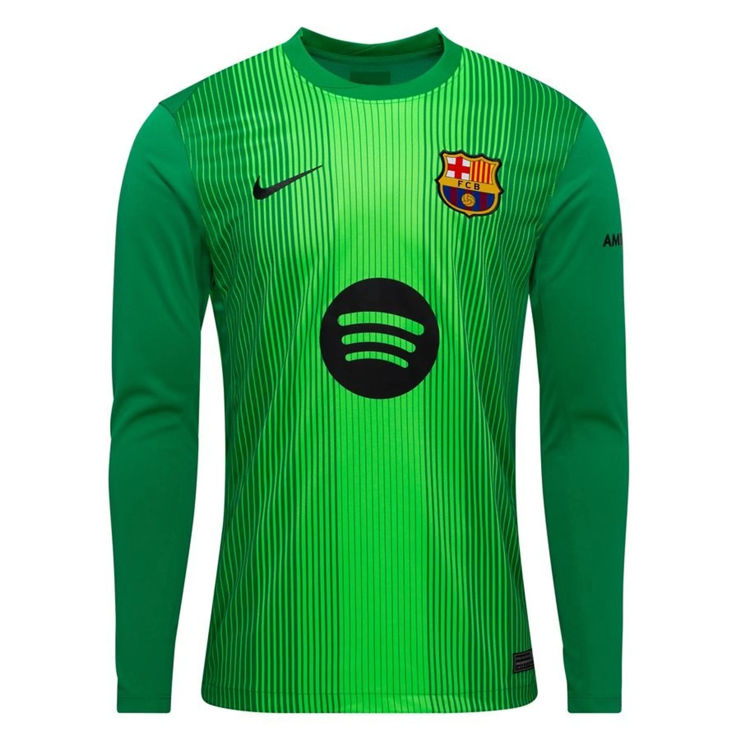Nike FC Barcelona 2025/26 Home Goalkeeper Shirt in Green/Black