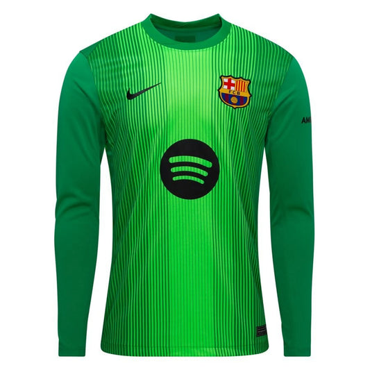 Nike FC Barcelona 2025/26 Home Goalkeeper Shirt in Green/Black