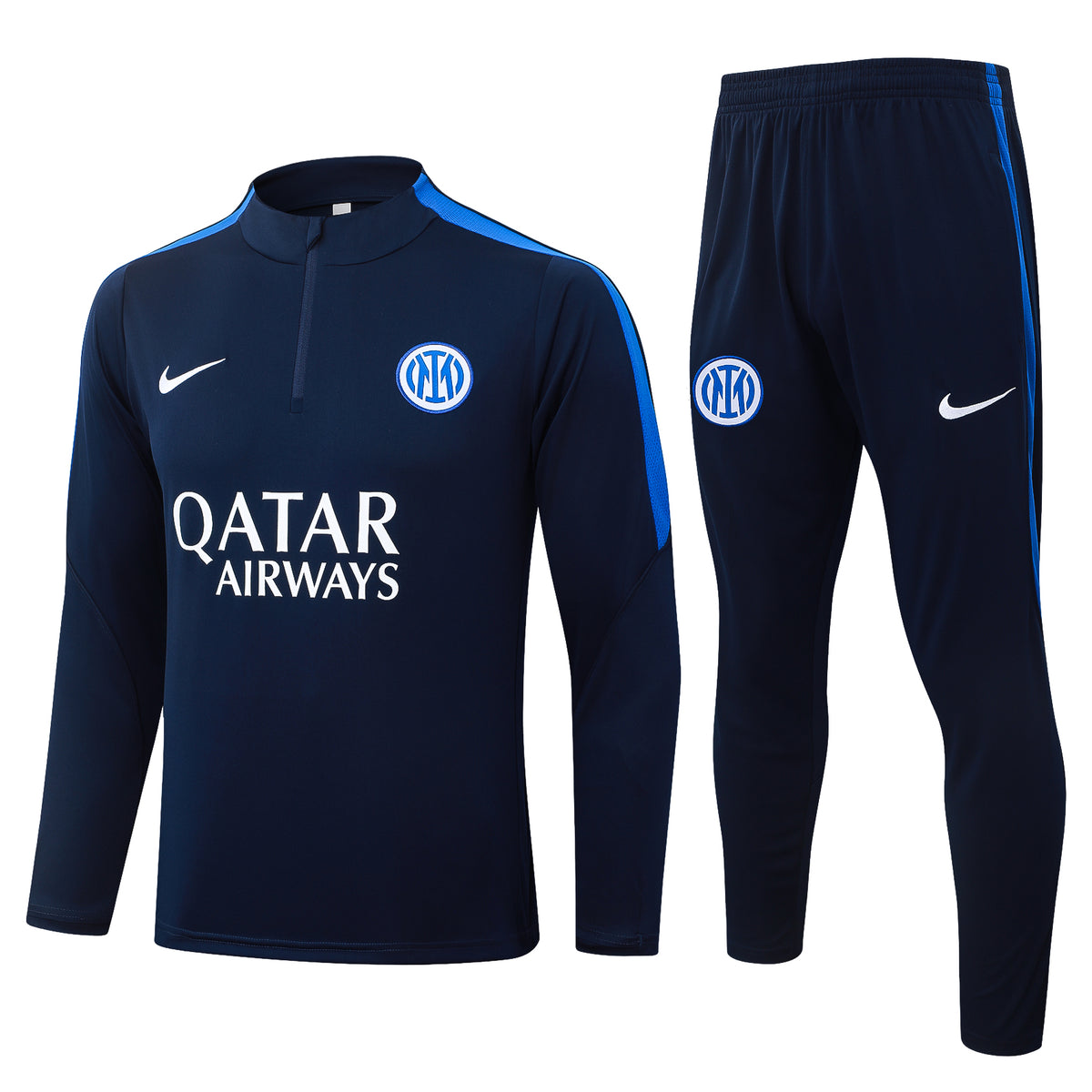 Nike Inter Milan 2026/27 Full Navy Quarter-Zip Soccer Tracksuit - Dri-FIT Strike Set