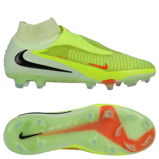 Nike Phantom 6 Elite High Cut FG "Max Voltage" Pack in a Green/Black/Orange colorway