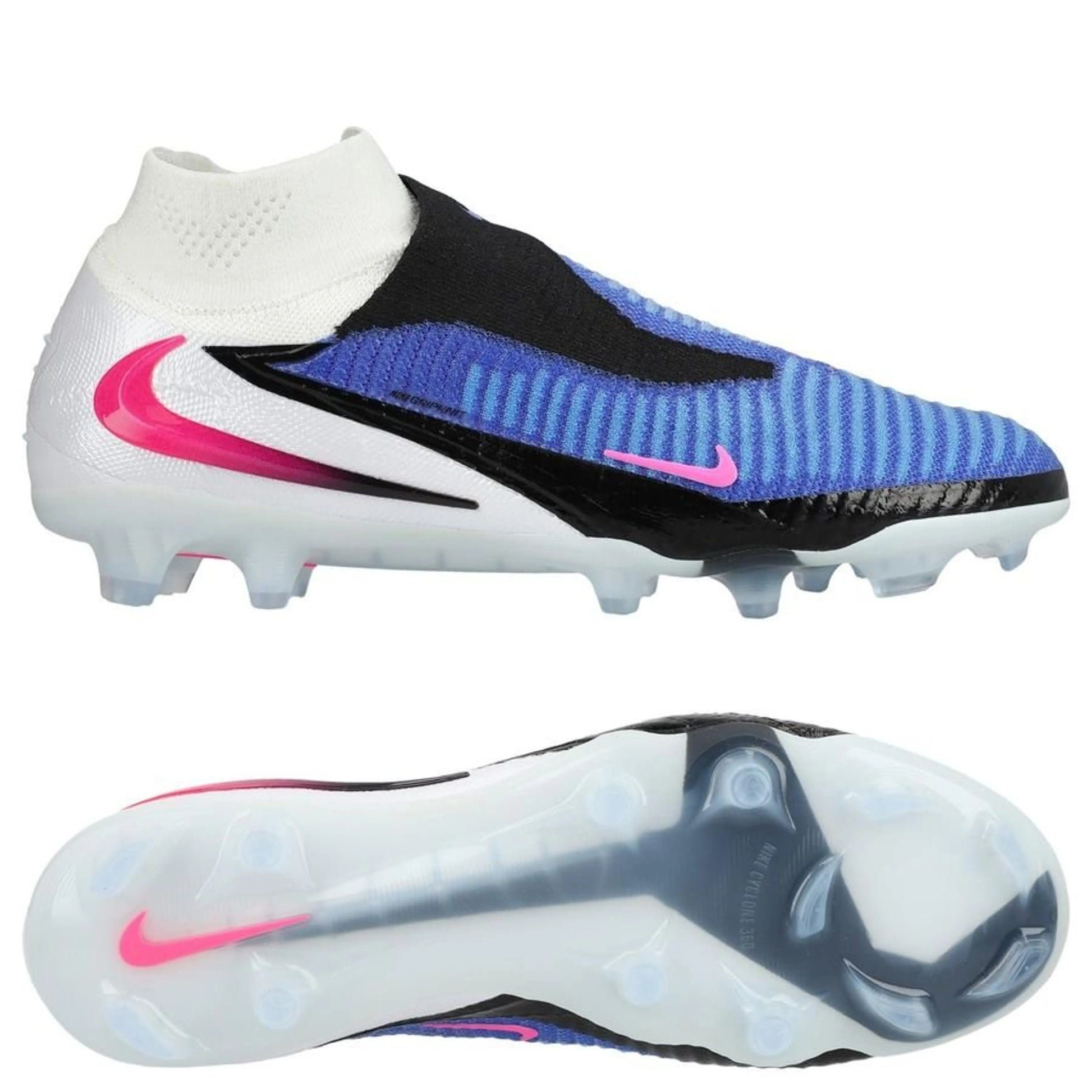 Nike Phantom 6 Elite High Cut FG in Racer Blue / Pink Blast (Attack Pack)