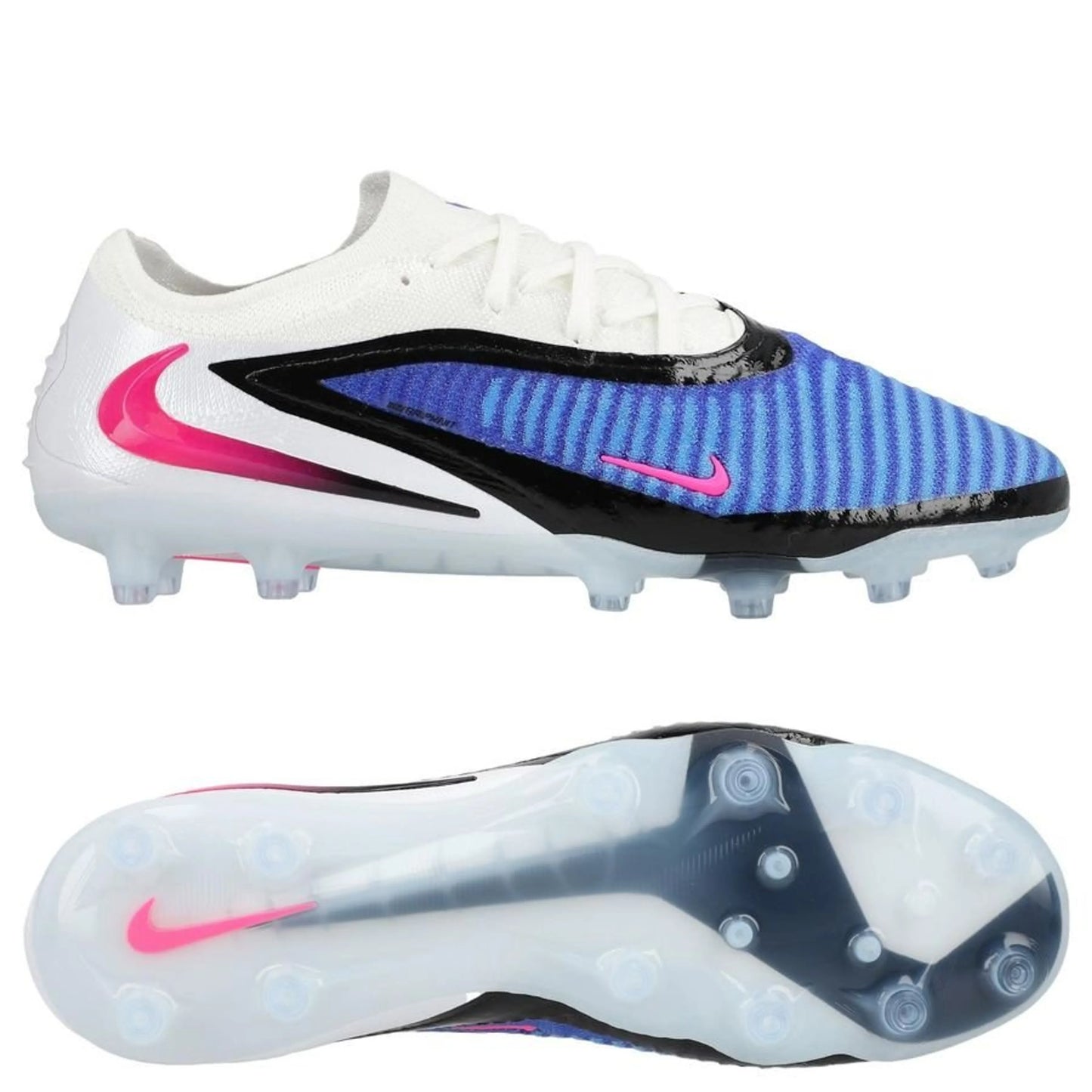 Nike Phantom 6 Elite Low Cut AG-PRO in Racer Blue / Pink Blast / White (Attack Pack)