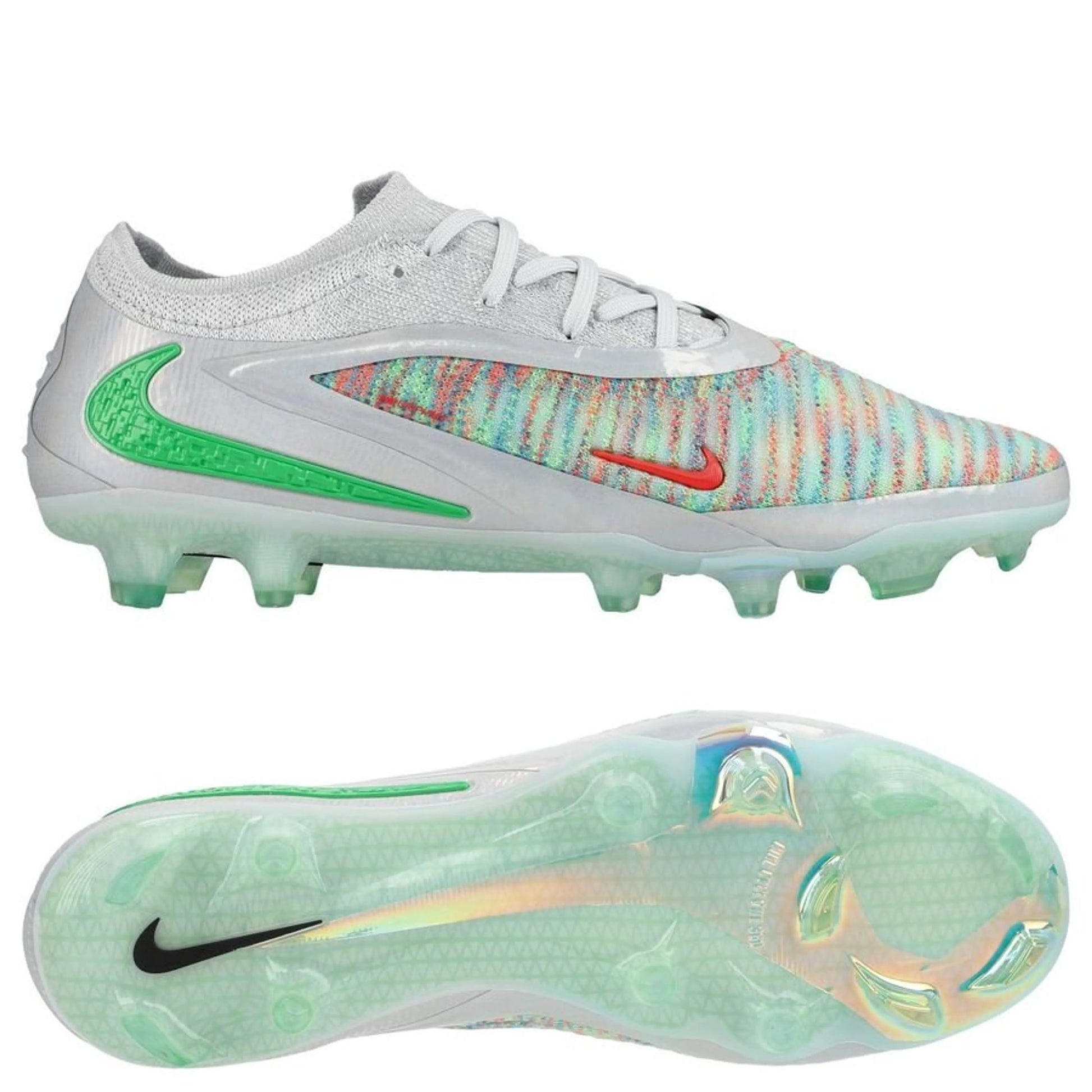 Nike Phantom 6 Elite Low Cut FG EAFC26 Multicolor/Crimson colorway 