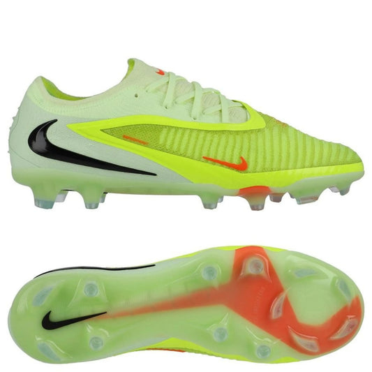 Nike Phantom 6 Elite Low Cut FG Max Voltage in Limelight/Black/Crimson colorway