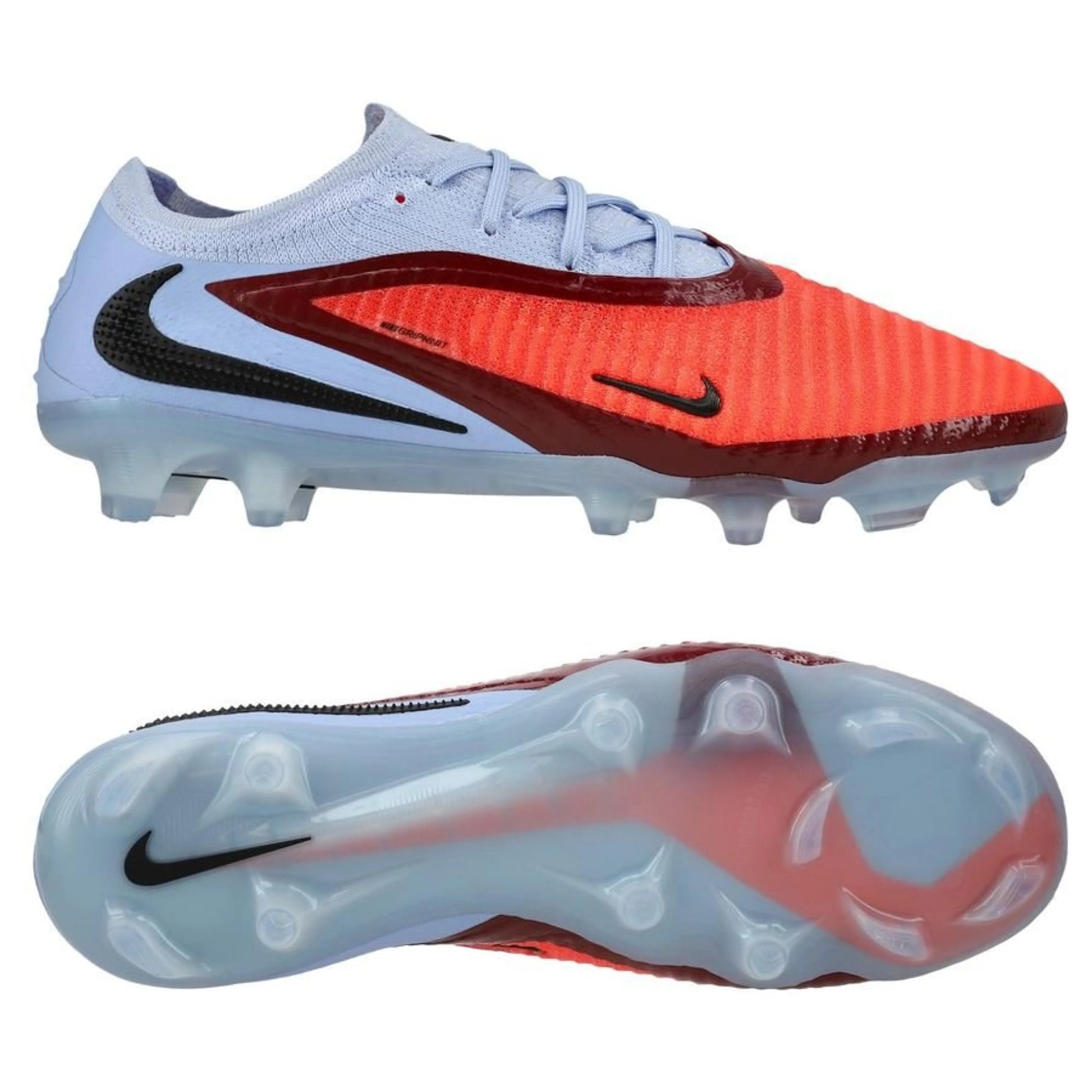 Nike Phantom 6 Elite Low Cut FG Scary Good in Tint/Crimson colorway