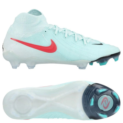 Nike Phantom Luna II Elite FG "Mad Energy" Pack in an Aqua/Red/Black colorway