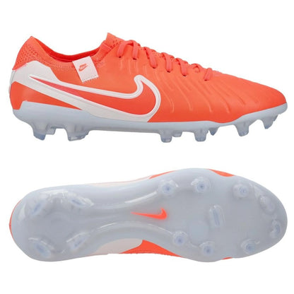 Nike Tiempo Legend 10 Elite FG "Mad Energy" Pack in a Red/White colorway