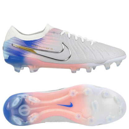 Nike Tiempo Legend 10 Elite FG "United Chapter 2" Pack in a White/Blue/Pink colorway