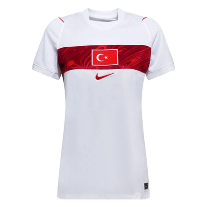 Nike Turkey Women's Away Shirt World Cup 2026 - White/Red