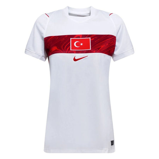 Nike Turkey Women's Away Shirt World Cup 2026 - White/Red