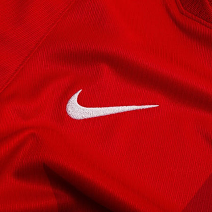 Nike logo view on the Canada World Cup 2026 Home Red Shirt