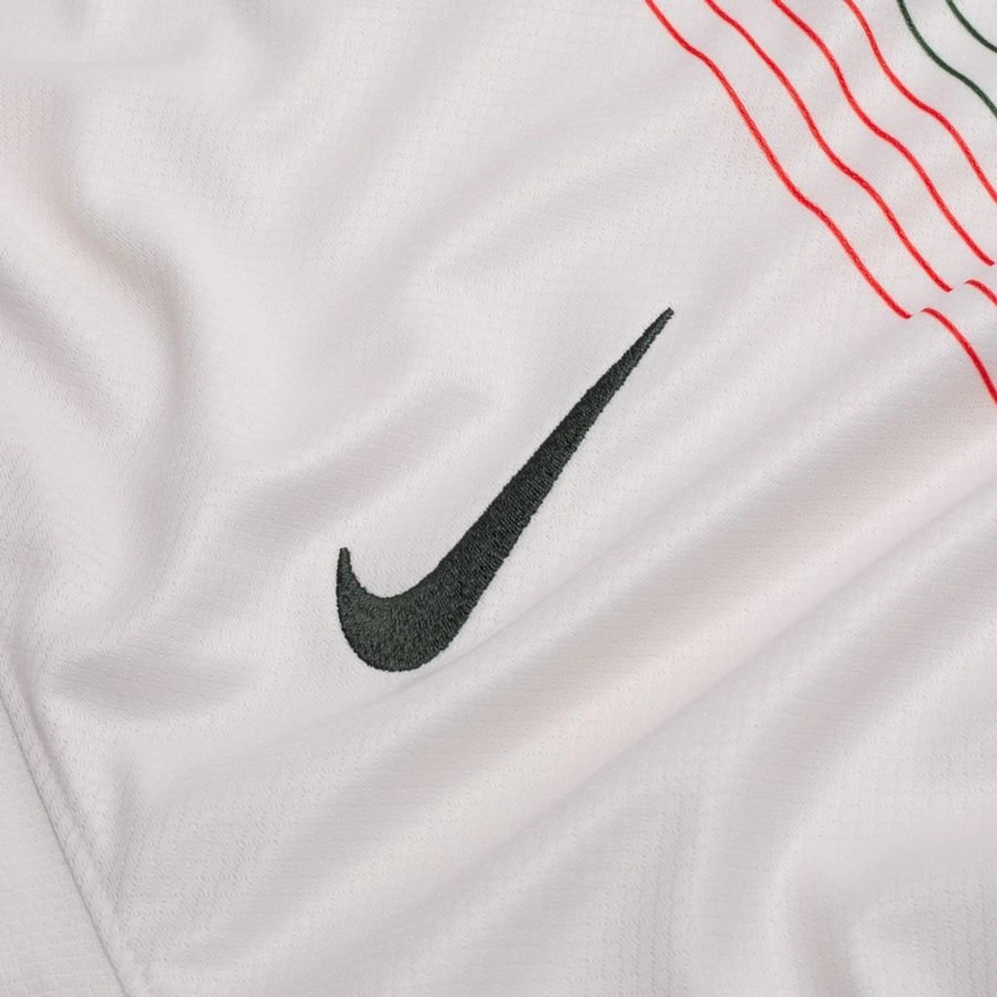 Nike logo view of the Chelsea 2025/26 White Away Jersey