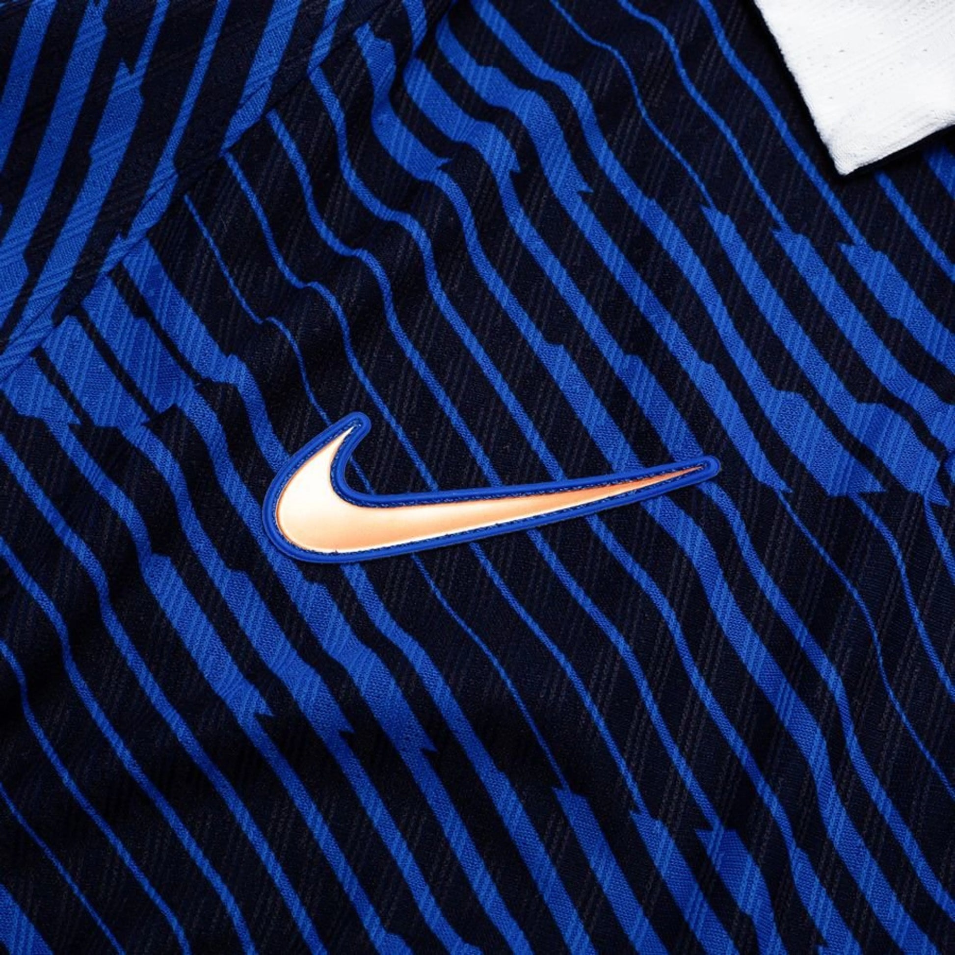 Nike logo view on the France World Cup 2026 Home Blue Shirt