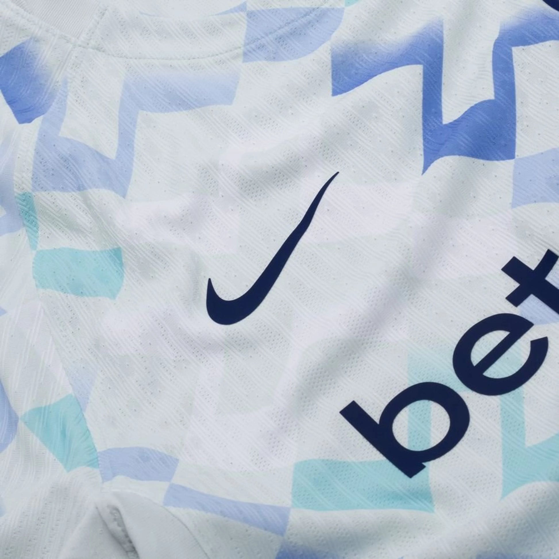Nike logo view on the Inter Milan 2025/26 Away White Jersey