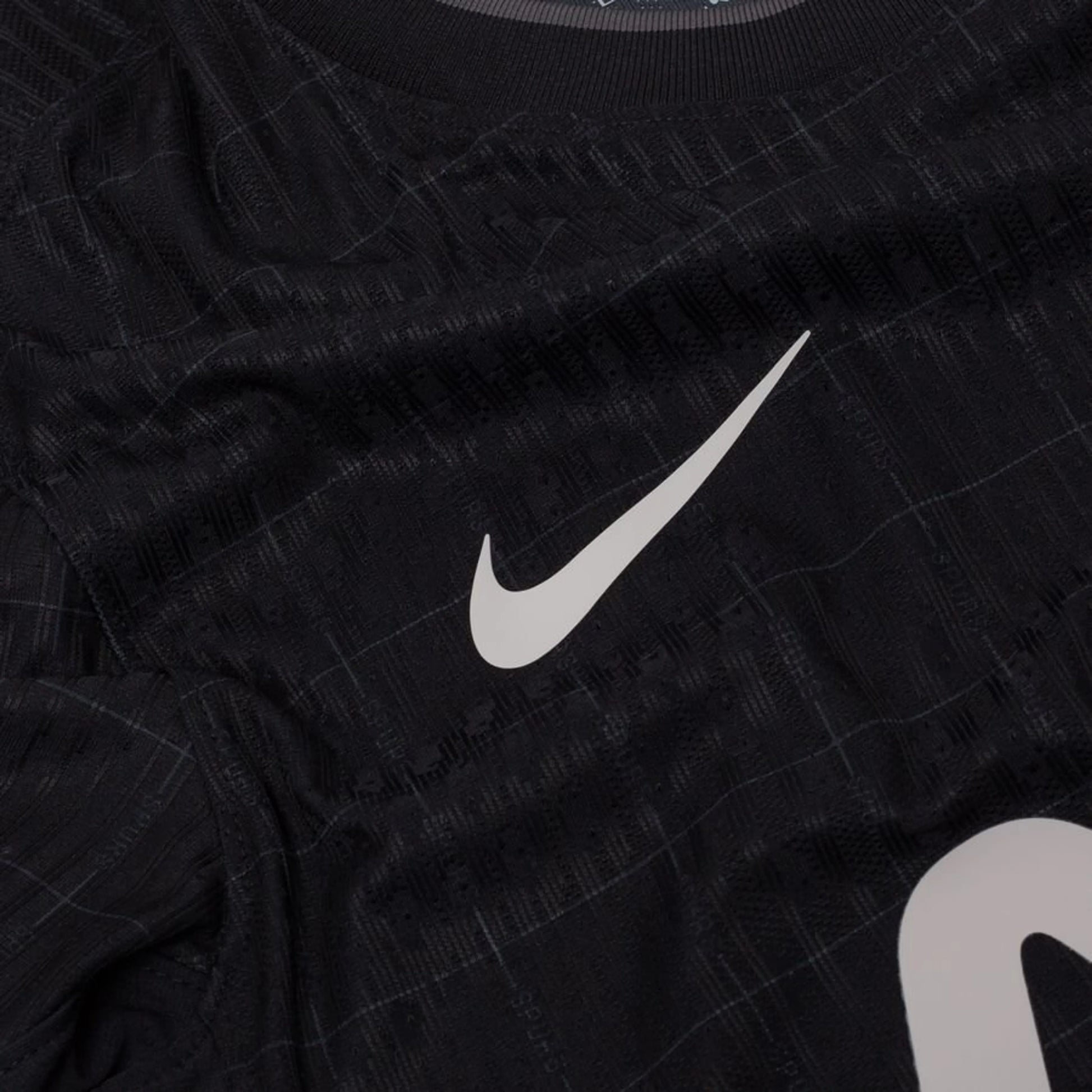 Nike logo view Tottenham Hotspur 2025/26 Away Black Jersey