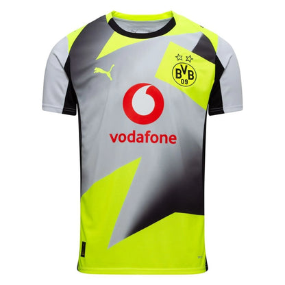 PUMA Borussia Dortmund 2025/26 Away Shirt in Black and Yellow