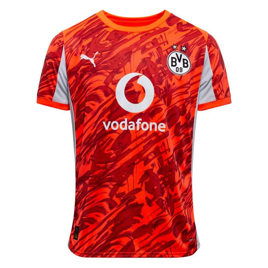 PUMA Borussia Dortmund 2025/26 Goalkeeper Shirt in Red and Black