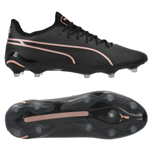 PUMA King Ultimate FG/AG Eclipse Pack in Black/Rose colorway