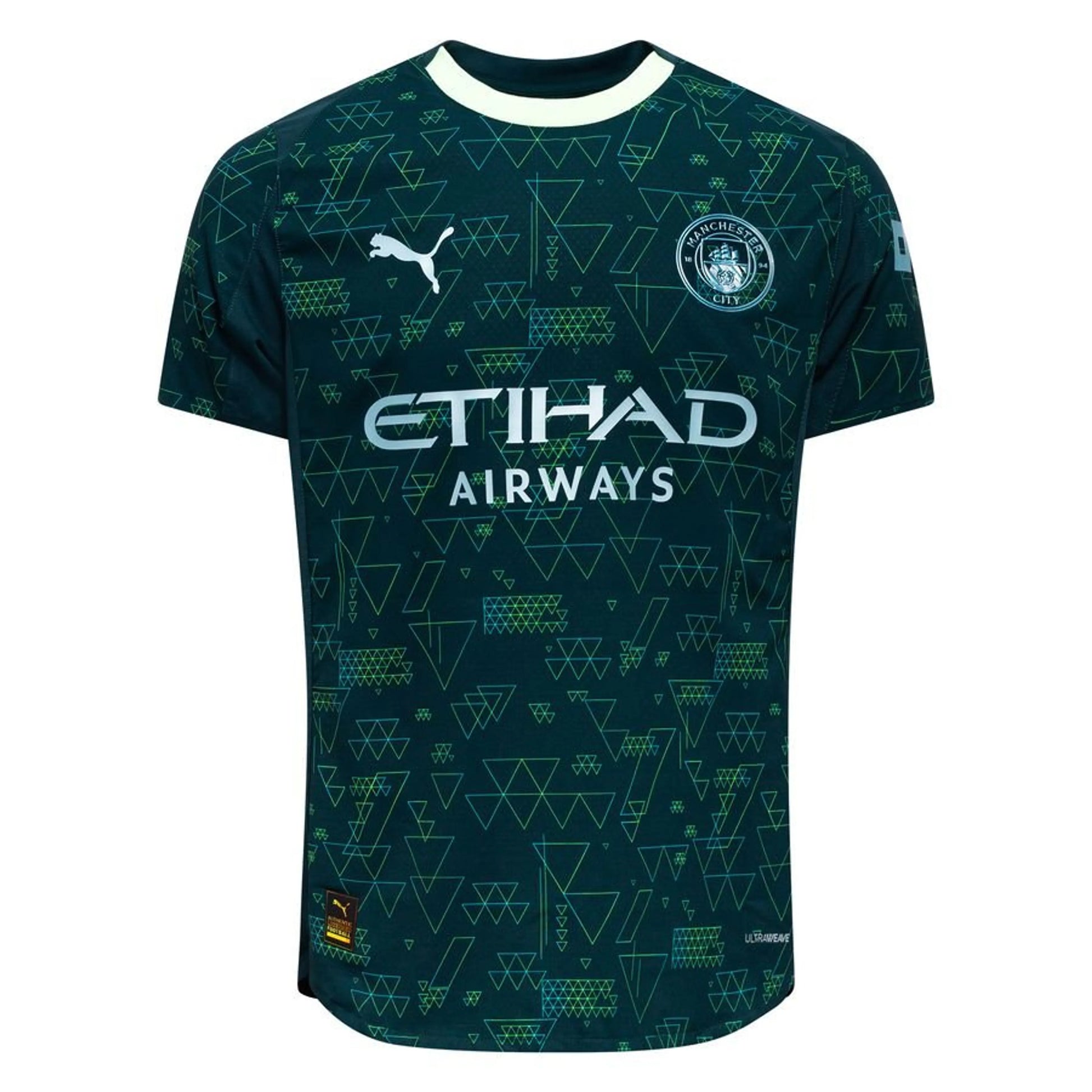 PUMA Manchester City x EAFC26 Fourth Jersey in Electric Blue and Black