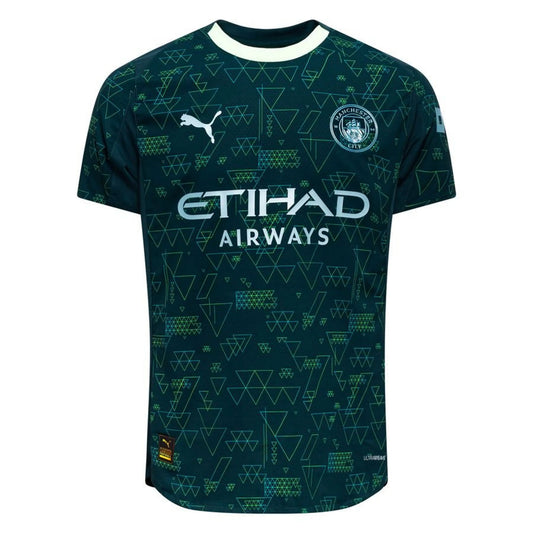 PUMA Manchester City x EAFC26 Fourth Jersey in Electric Blue and Black
