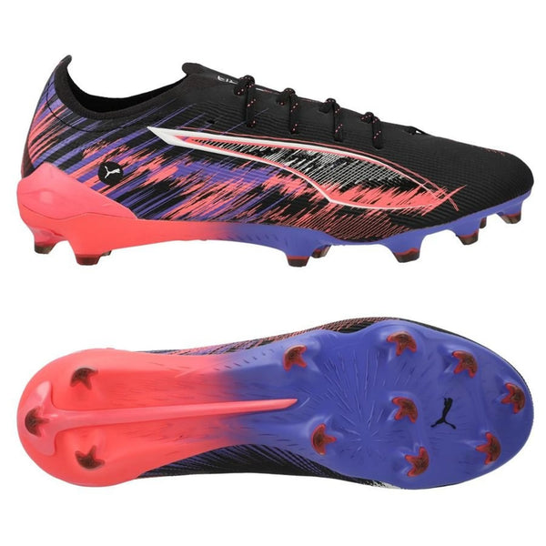 PUMA Ultra 5 Ultimate FG Formula 1 in Black/Dark Amethyst colorway