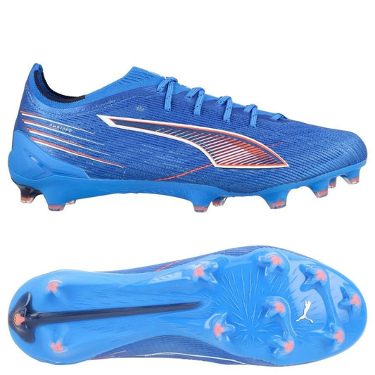 PUMA Ultra 6 Ultimate FG Untamed Pack in Blue/White/Red colorway