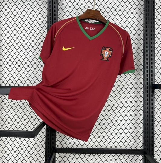 Portugal World Cup 2006 Home Retro Jersey