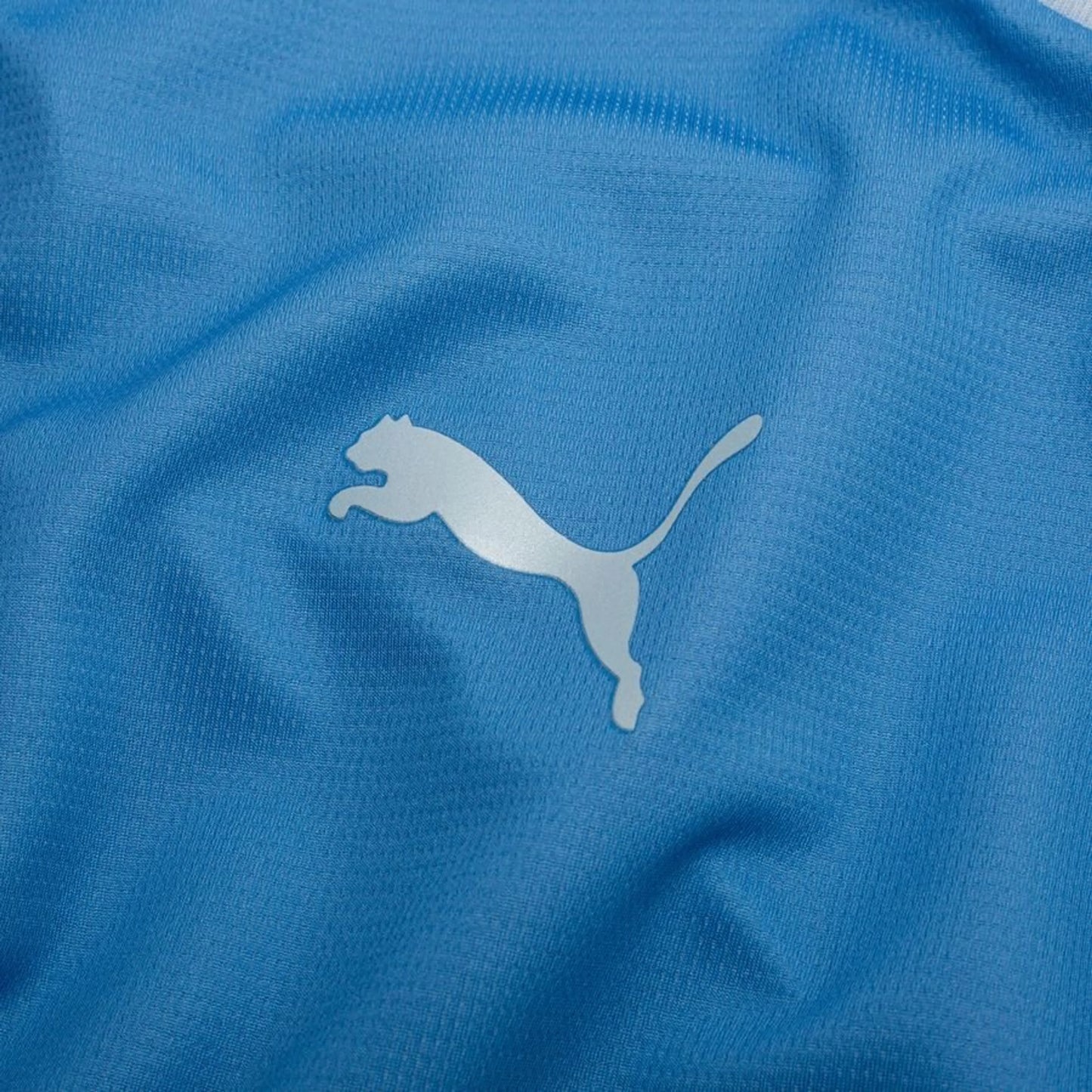 Puma logo view of the Manchester City Home Long Sleeve Shirt 2026/27 - Blue