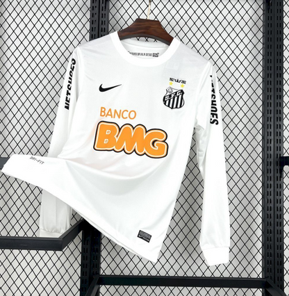 Santos FC 2011/12 Home Long Sleeve Retro Jersey