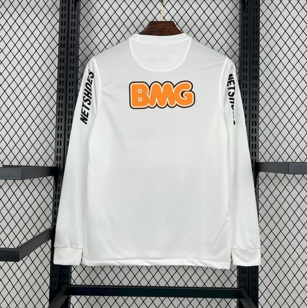 Santos FC 2011/12 Home Long Sleeve Retro Jersey