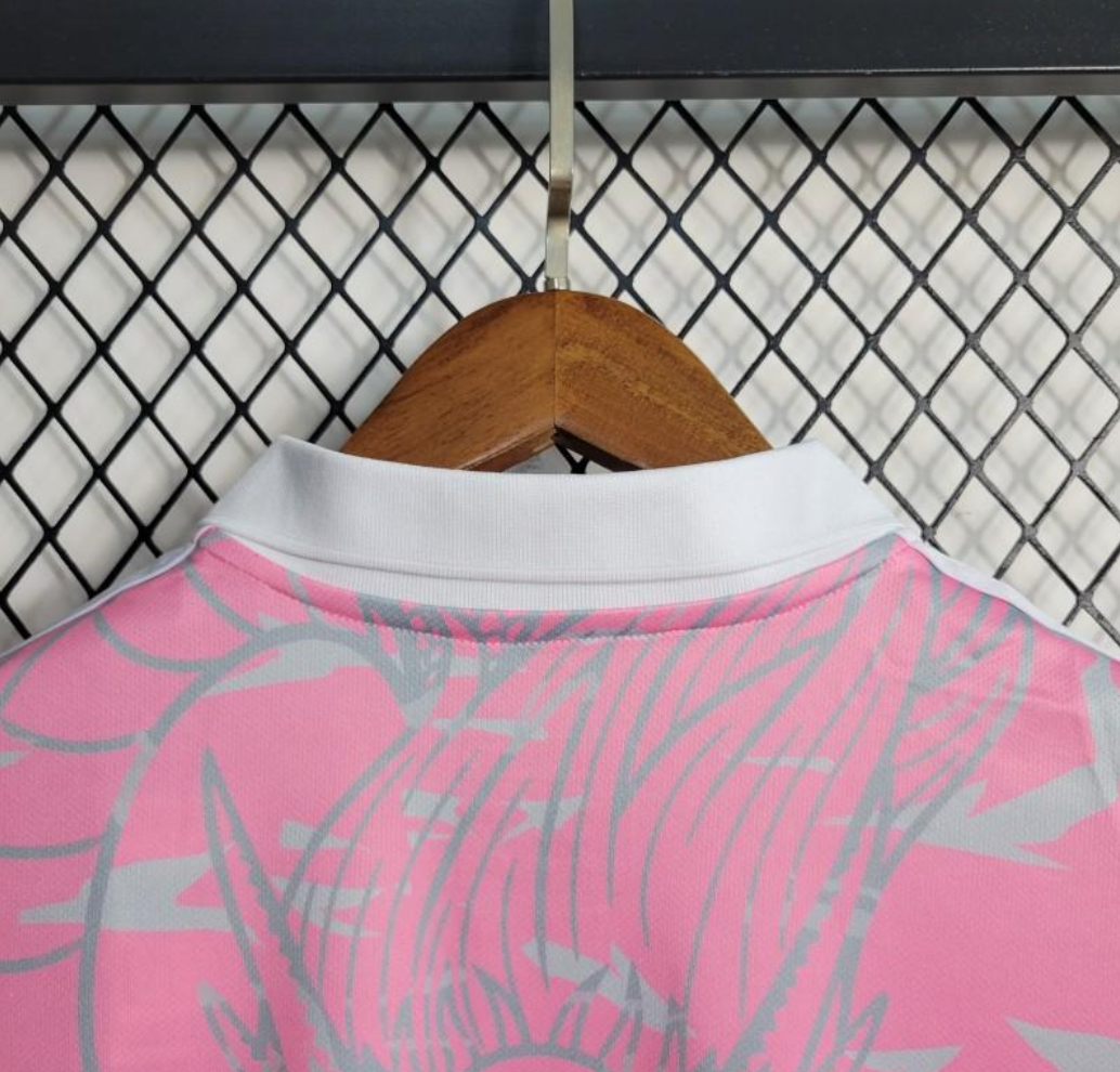 Real Madrid 23/24 pink dragon shirt