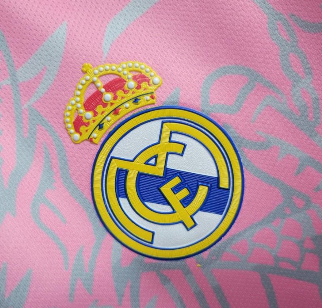Real Madrid 23/24 pink dragon shirt