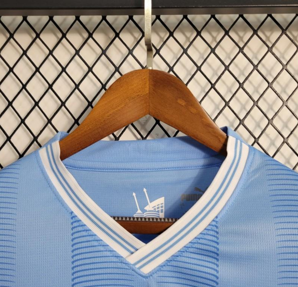 Manchester city 23/24 home blue shirt