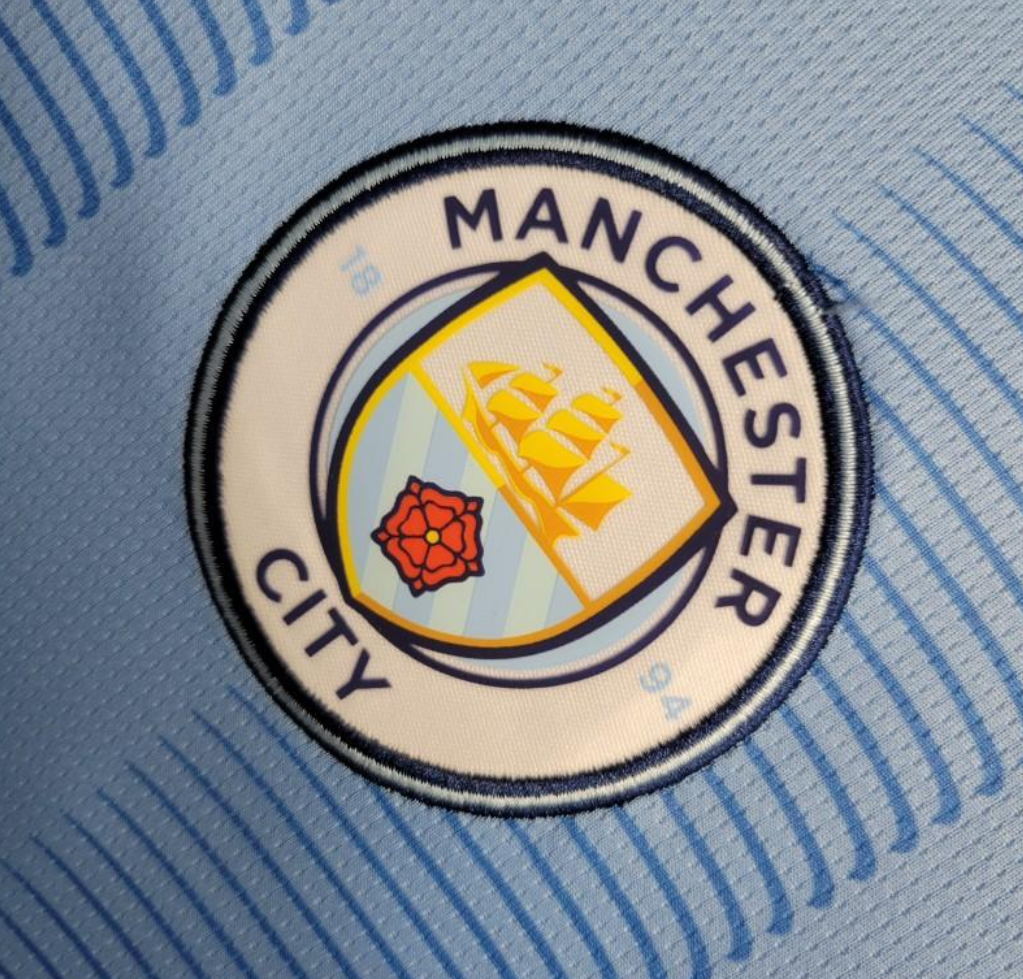 Manchester city 23/24 home blue shirt
