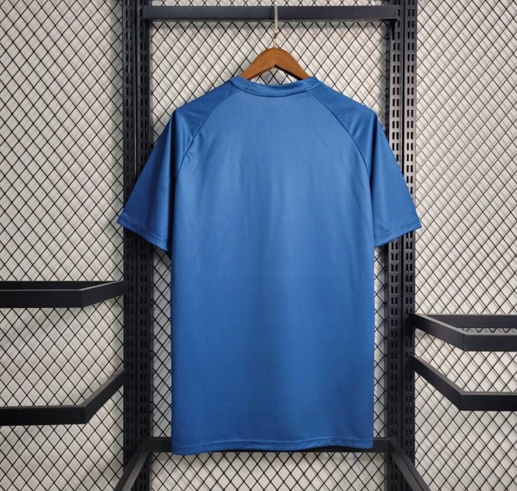 Manchester city 23/24 training blue shirt