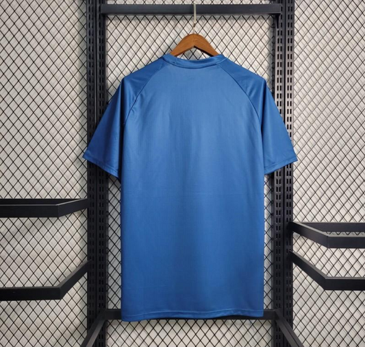 Manchester city 23/24 training blue shirt
