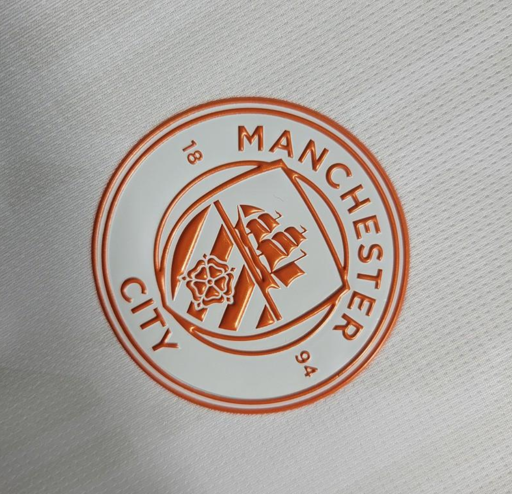 Manchester city 23/24 away white shirt