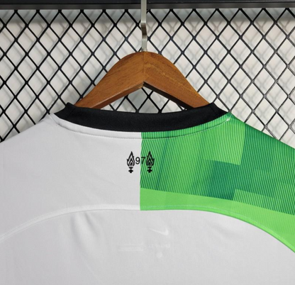 Liverpool 23/24 away white/green shirt