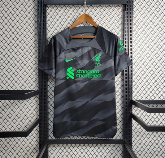 Liverpool 23/24 goalkeeper black shirt