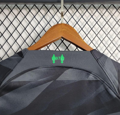 Liverpool 23/24 goalkeeper black shirt