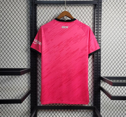 Napoli 23/24 goalkeeper pink shirt